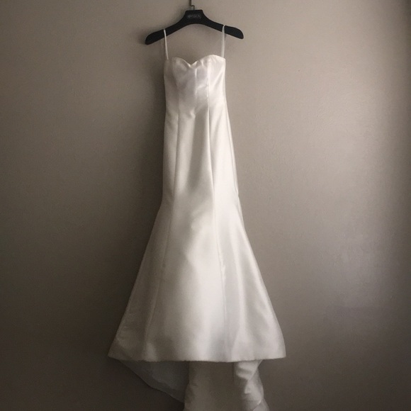 mikado silk wedding dress